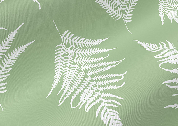 Delicate Ferns, Green - Twist&Fit Roller Blind - Image 4